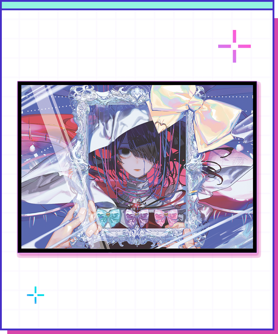 あめちゃんレイアートミラー