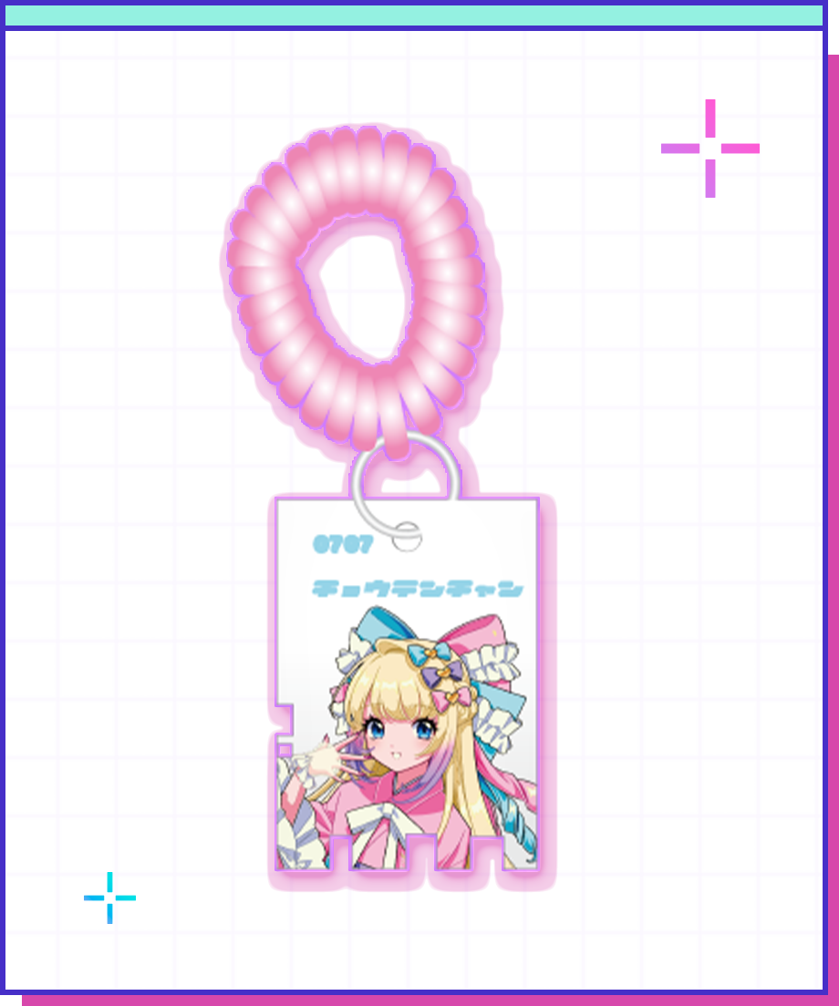 超てんちゃんレトロカラーアクキー