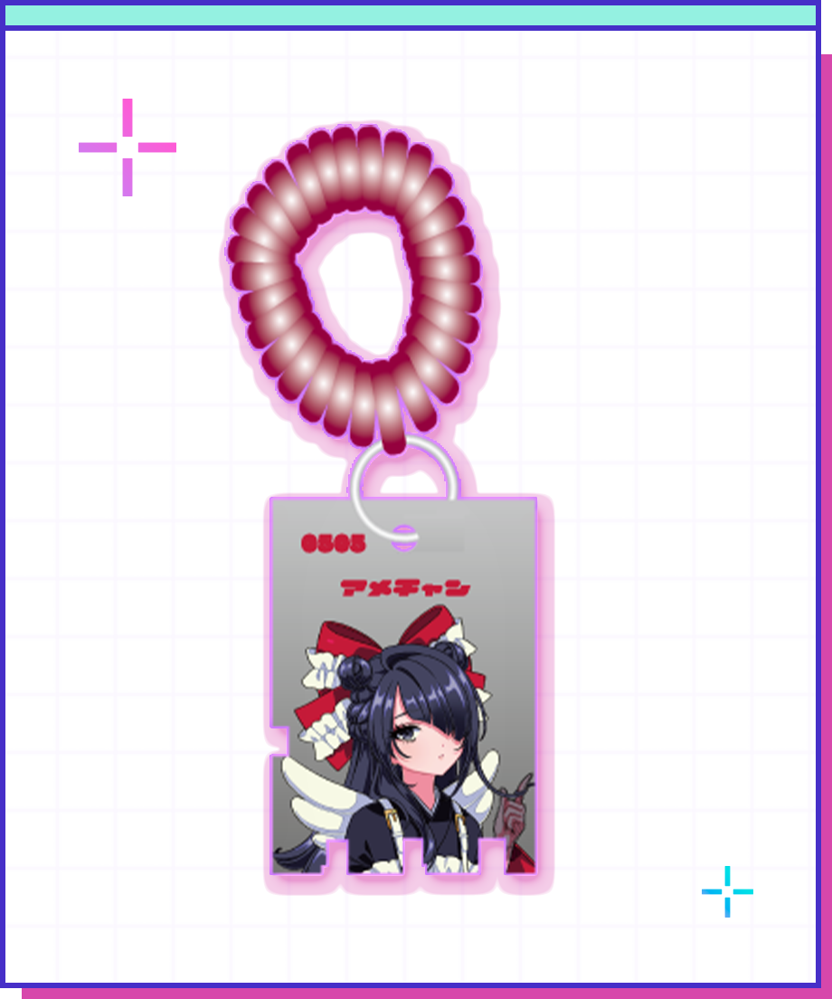 あめちゃんレトロカラーアクキー